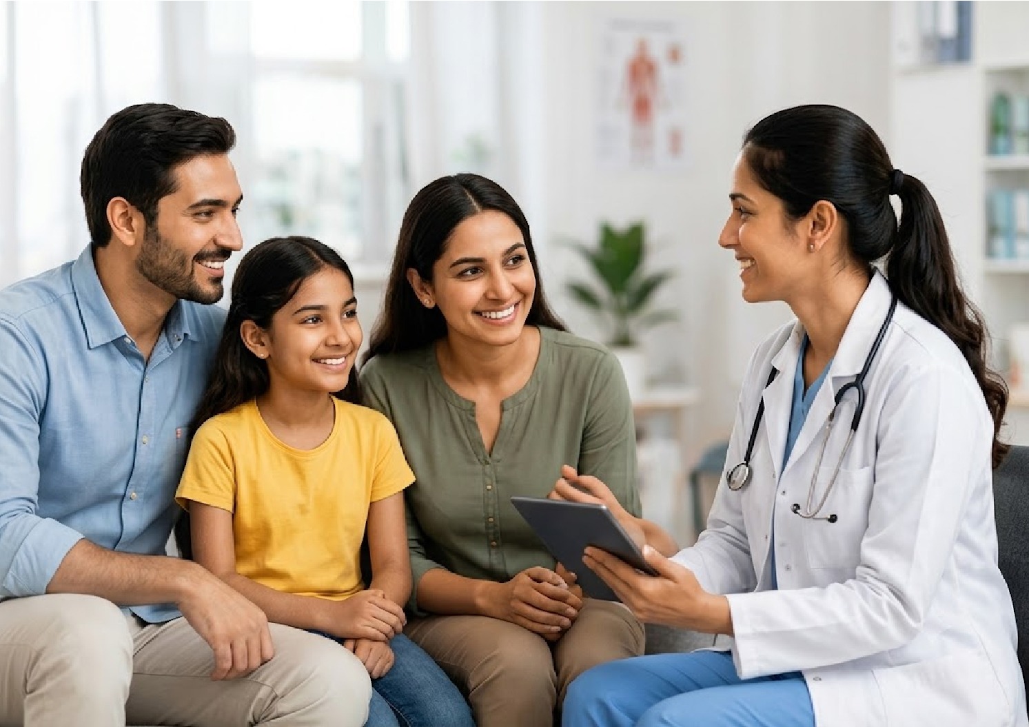 Family with Doctor